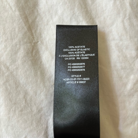 New with Tags Aritzia Babaton Slip Satin Midi Skirt High-Rise Cognac Size 6 - Picture 5 of 10